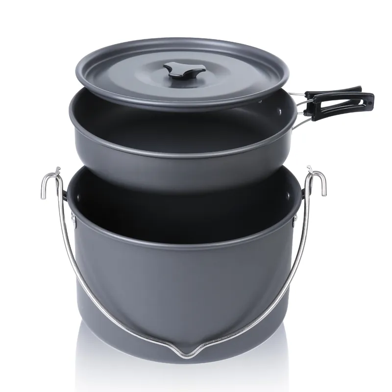 your GEAR Ranger Pot & Pan - Kochgeschirr mit Topf, Pfanne, Deckel - Erweiterung für Ranger V Set Markenware