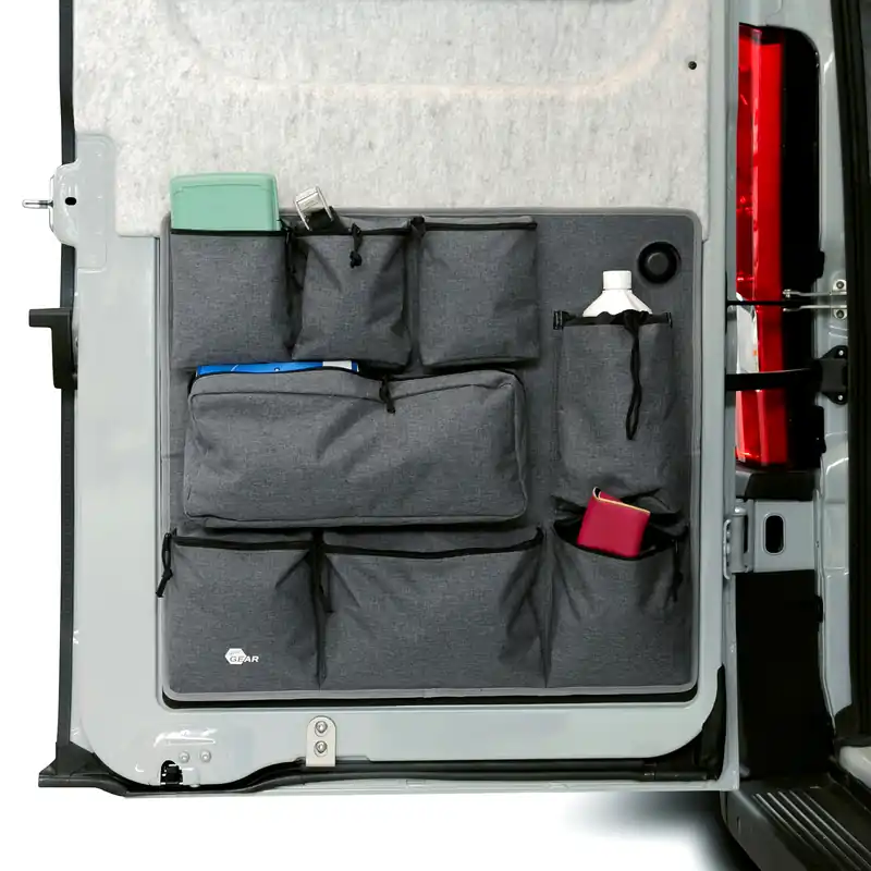 Schnäppchen your GEAR Ortles L - Organizer und Stauraum für Kastenwagen und Wohnmobil Hecktür - links