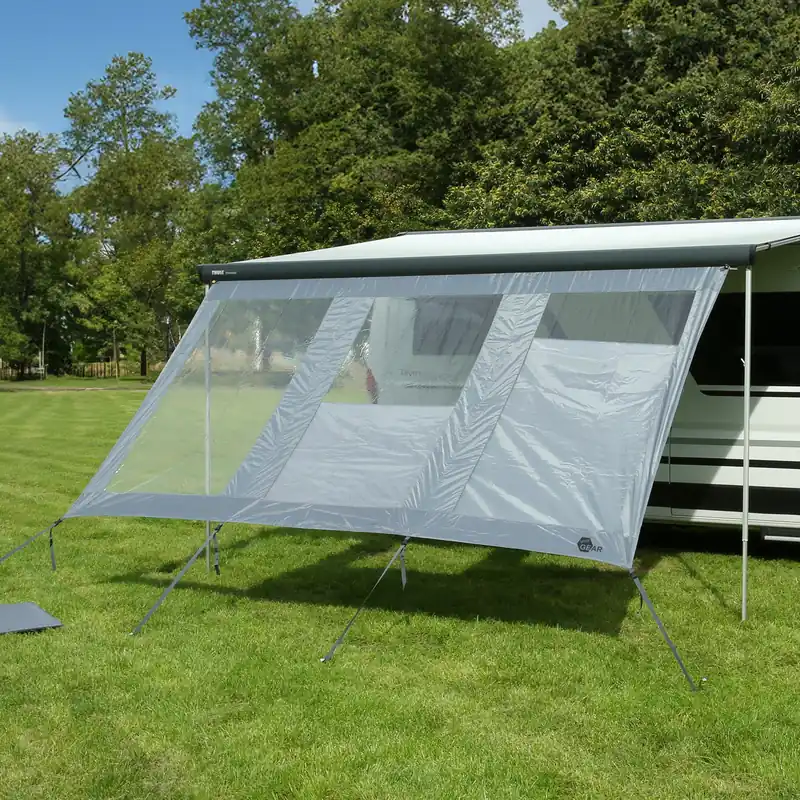 2nd Chance your GEAR Panorama Wall 2,8 x 2 m - Vorderwand für Markise schützt vor Sonne, Wind und Regen 71422 Bestpreis
