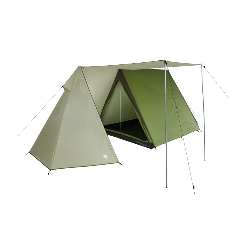 2nd Chance - 10T Zelt Mungaroo 3 Mann Hauszelt wasserdichtes Campingzelt 3000mm Familienzelt Wohnraum Stehhöhe (76516) Kracherpreis