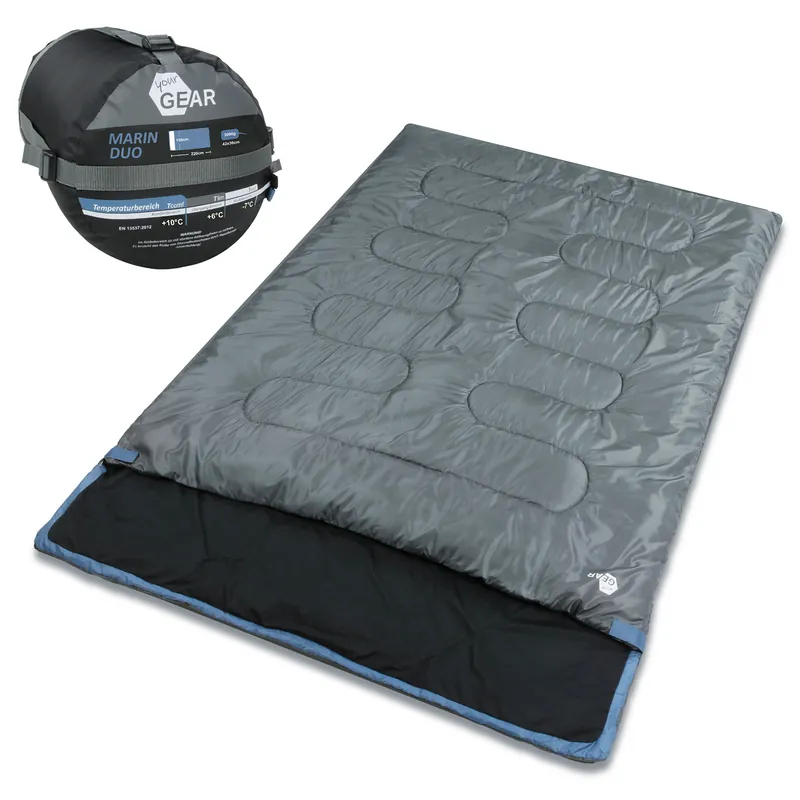 2nd Chance - your GEAR 2 Mann Schlafsack Marin -7°C Deckenschlafsack 220x150 cm Doppelschlafsack 3-4 Jahreszeiten (71366) Top-Angebot