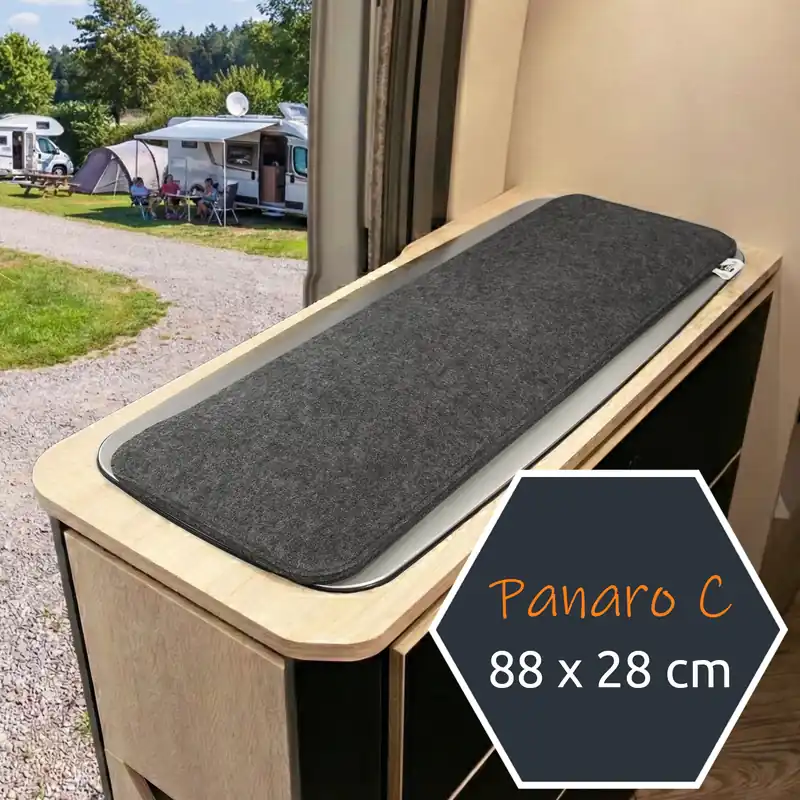 Nur Heute your GEAR Panaro C - Herd & Spülenabdeckung 89 x 28cm 4,8mm Filz für Wohnmobil Wohnwagen Kastenwagen