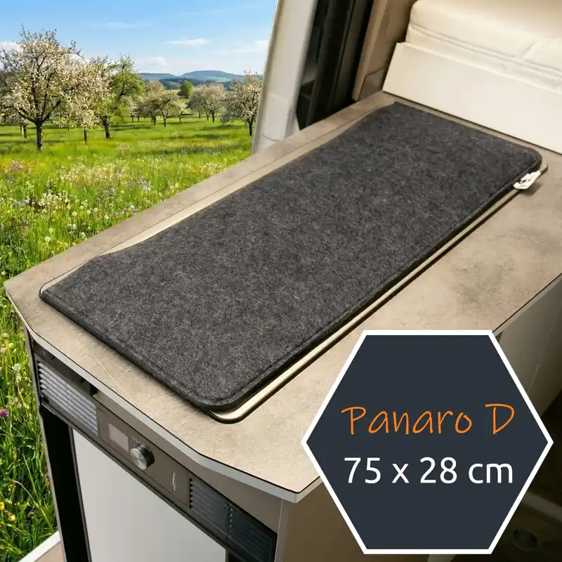 Neue Kollektion your GEAR Panaro D - Herd & Spülenabdeckung 75 x 28cm 4,8mm Filz für Wohnmobil Wohnwagen Kastenwagen