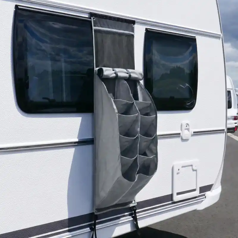 Meistverkauft your GEAR Caravan Organizer Shoe - Hängeregal für Zelt, Vorzelt, Wohnwagen 140 x 45 cm, 10 Fächer
