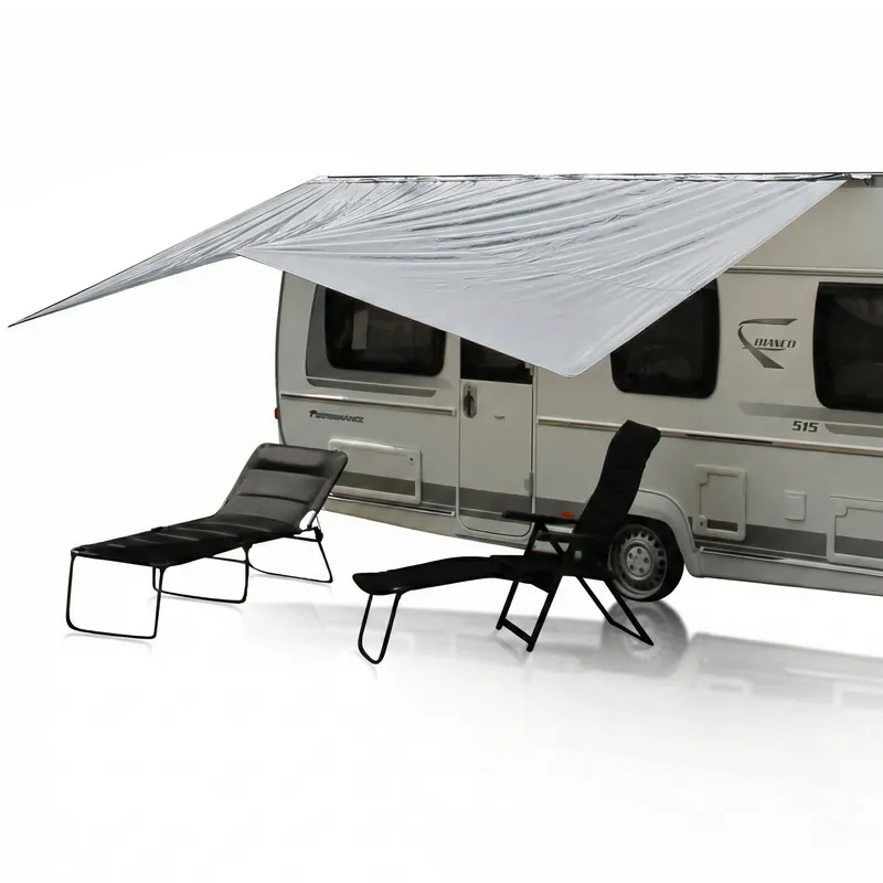 Expressversand your GEAR Cavoli Tarp 4 x 2,4 m - Wohnwagen Caravan Sonnensegel UV 50+ 5000 mm - ohne Gestänge