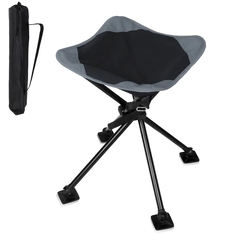 2nd Chance - your GEAR Camping-Hocker Sesto - stabiler Vierbein Hocker mit großer Sitzfläche, bis 120kg belastbar (71459) Preiswert