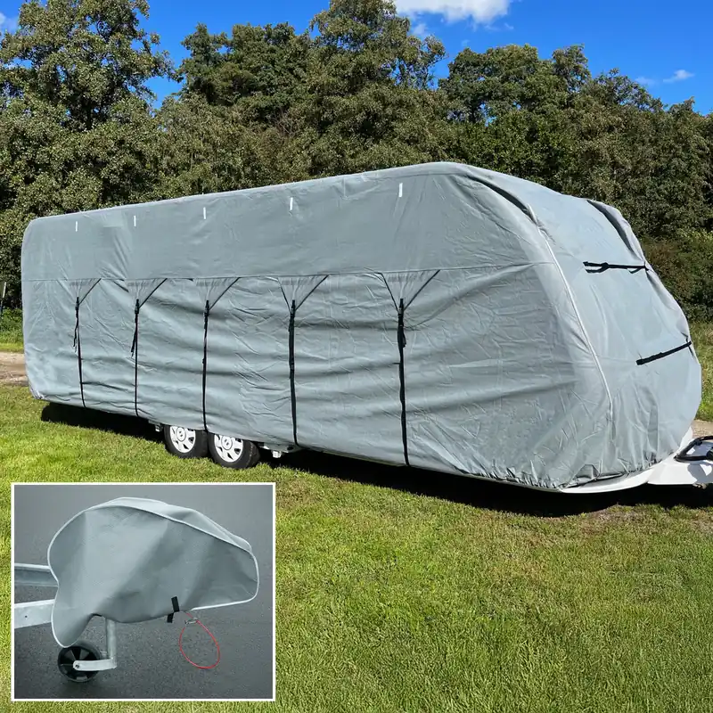 Sichere Zahlung 2nd Chance - your GEAR Wohnwagenabdeckung Bonito 510 - 550 • Schutzhülle für Wohnwagen mit Breite 230 bis 250 cm (71517)