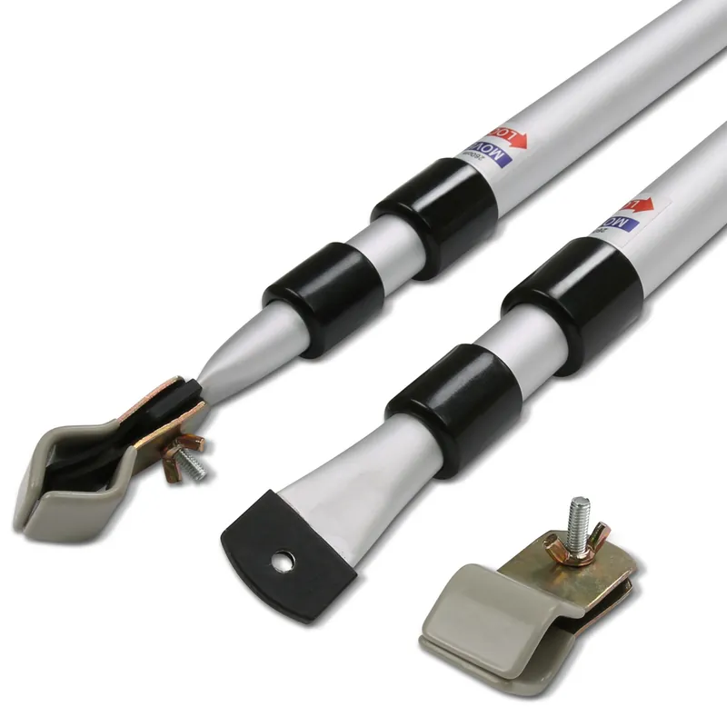 2nd Chance - your GEAR Upright Pole Set - 2 x Sturmstange, Vorzelte, Luftvorzelte, Teleskopstange 108-260 cm (71231) Saisonangebot