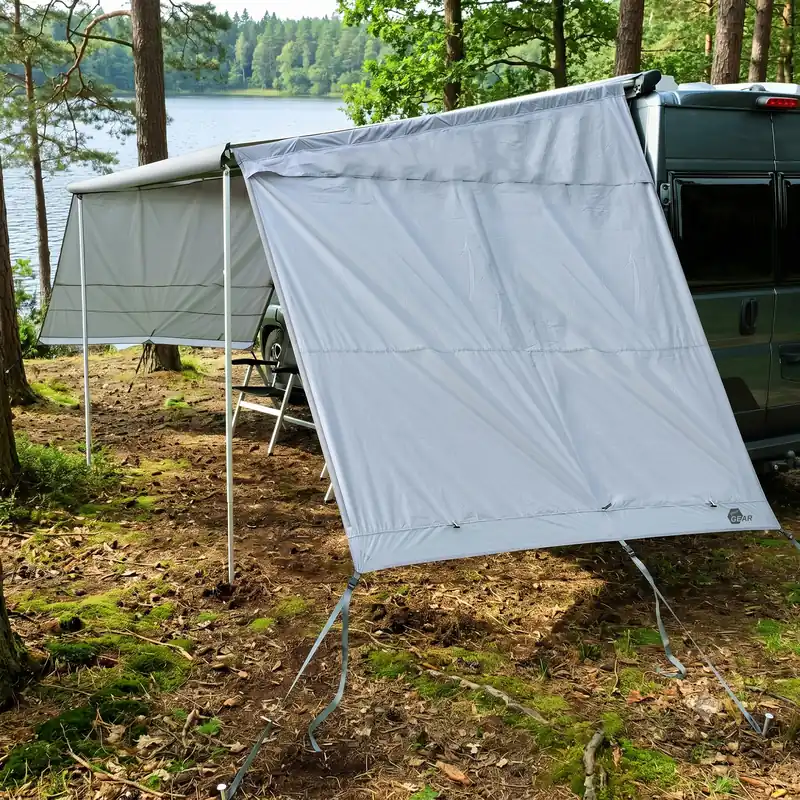Wochenendangebot your GEAR Sun + Rain Blocker Side Walls 275 – für Thule Omnistor & Fiamma