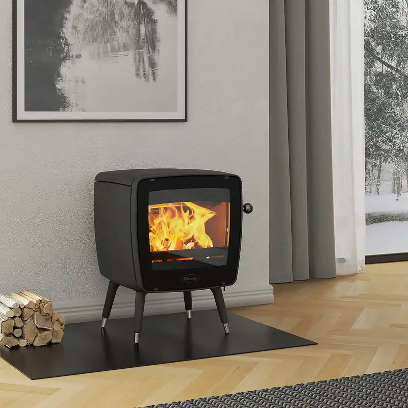 Super-Preis Dovre Vintage 35 Kaminofen Gusseisen Schwarz, Bauart 1