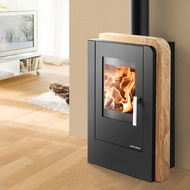 Haas+Sohn Aruba easy Kaminofen Schwarz / Woodstone Top-Preis