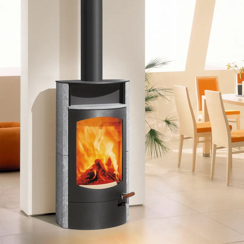 Letzte Chance Austroflamm Koko 2.0 Kaminofen Speckstein, Warmhaltefach Speckstein, Guss-Topplatte, RRA oben