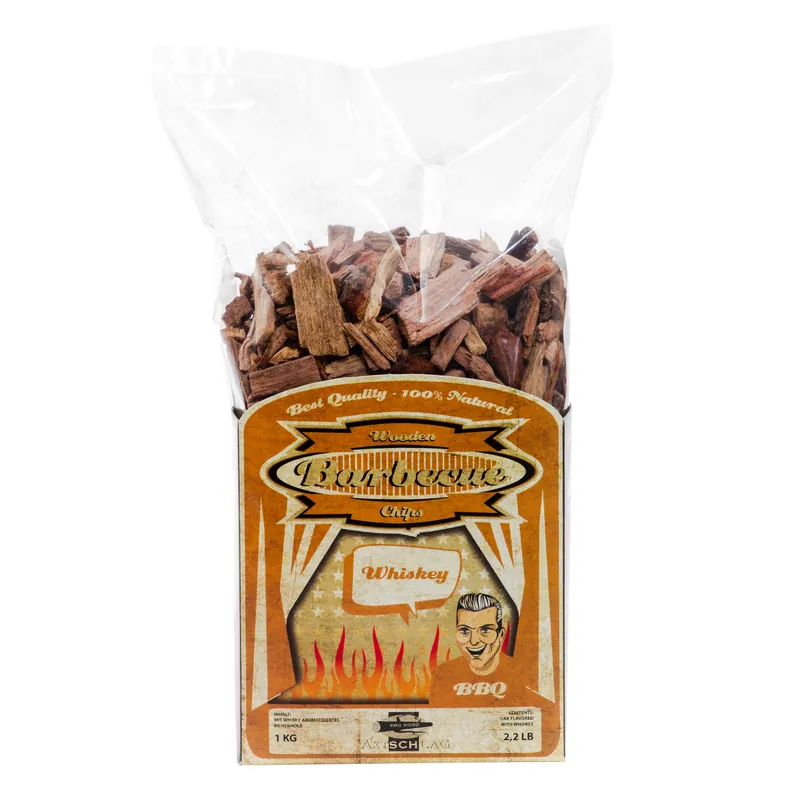 Top-Preis Axtschlag Wood Smoking Chips Whisky-Eiche 1 kg