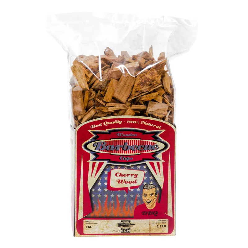 Axtschlag Wood Smoking Chips Kirsche 1 kg Aktuell