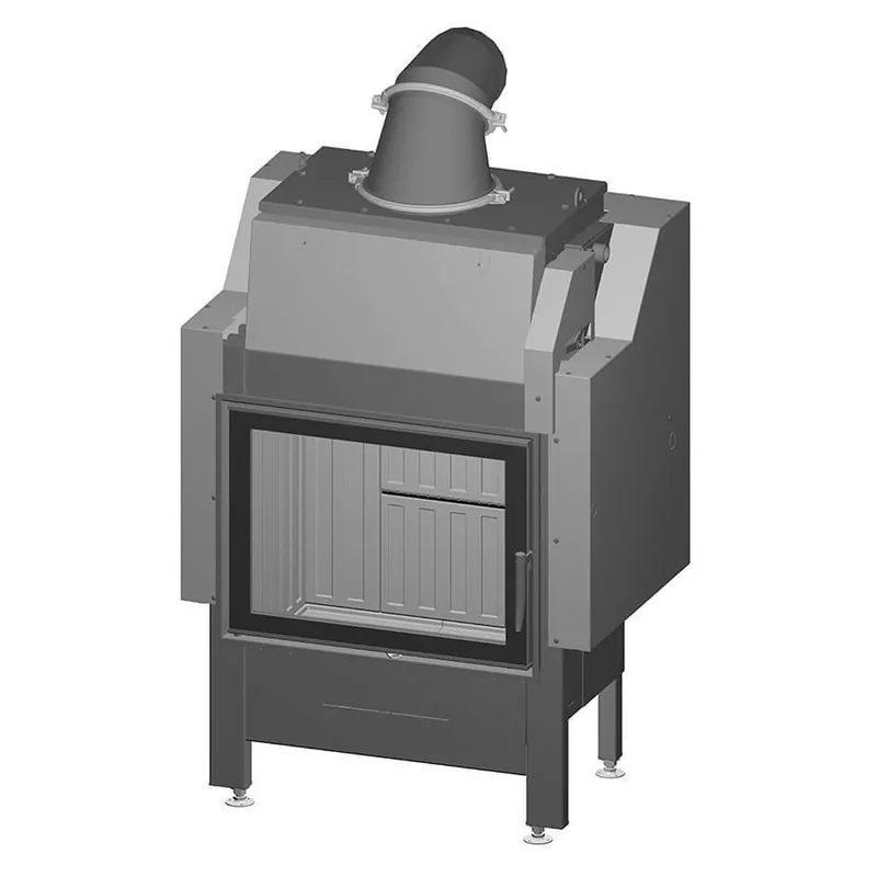 Spartherm Varia 1V H2O XXL 15 kW wasserführender Kamineinsatz links Neue Kollektion