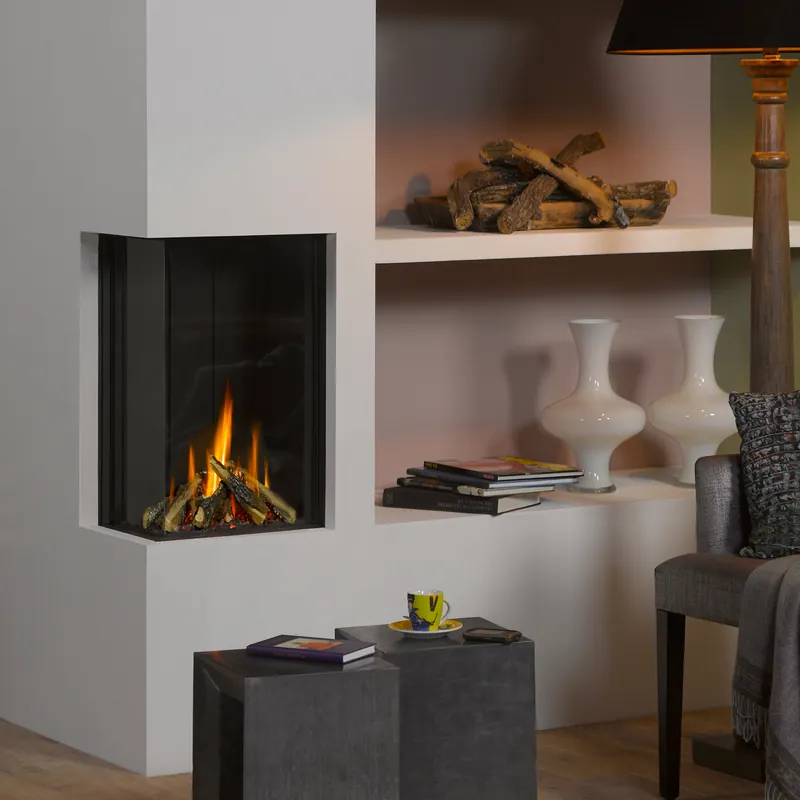 Trimline Fires Trimline 38 Corner Left Gas Kamineinsatz G20/G25 Heißes Angebot