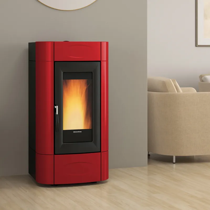 Jetzt Kaufen Extraflame Evolution Line Isidora Idro H16 wasserführender Pelletofen Bordeaux