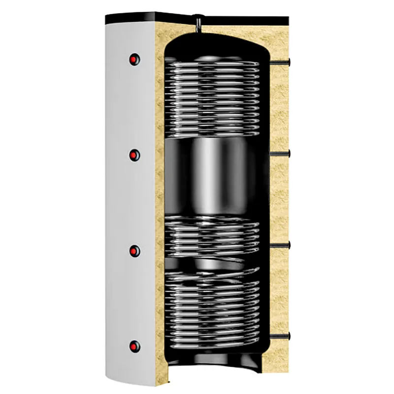 Termoventiler Pufferspeicher Laddotank Puffer 2 500 (478 Liter) mit 2x Solarwärmetauscher Wochenendangebot
