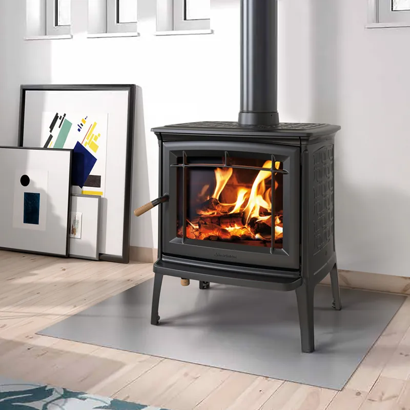Hergom Shelburne Kaminofen Gusseisen Schwarz Sonderangebot