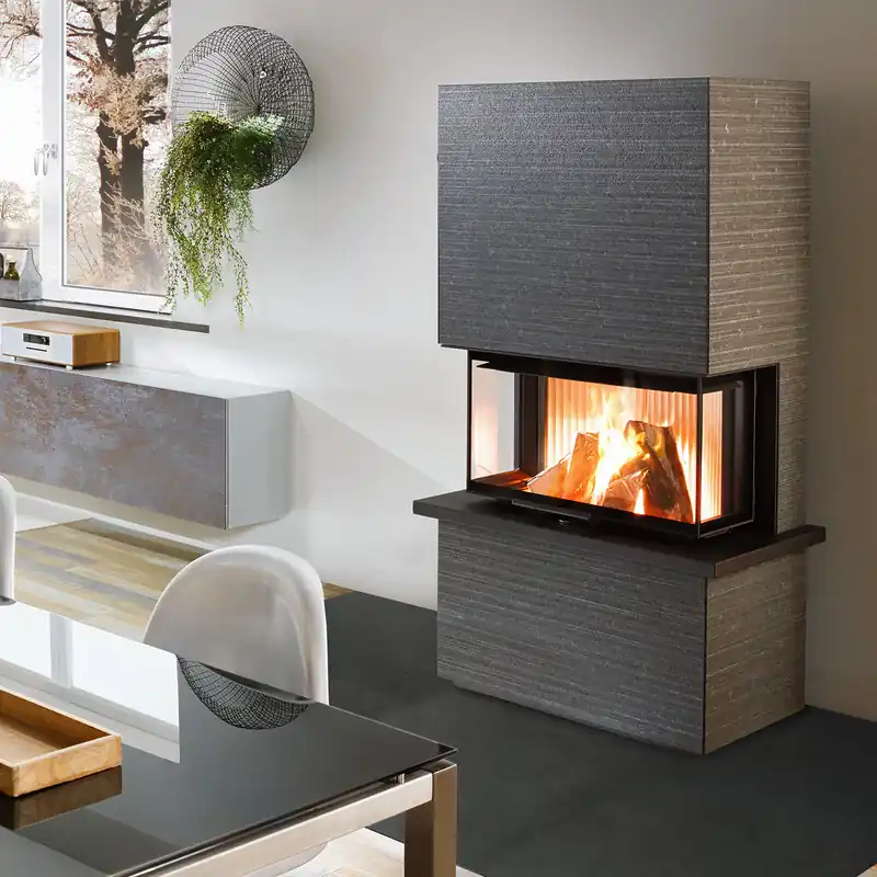 Olsberg Osorno TopStone Kaminofen Naturstein Gabbro nero ferrara linea-retta Mega-Angebot