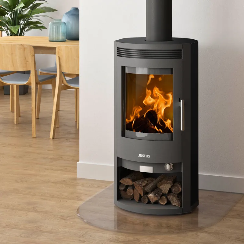 Super-Preis Justus Baltrum 5 D 2.0 Kaminofen Stahl Schwarz
