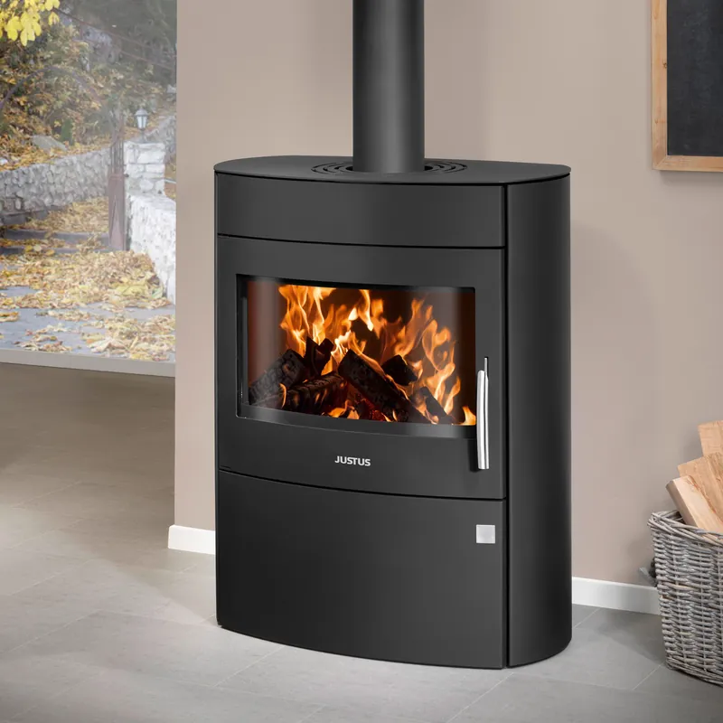 Justus Agero 2.0 Kaminofen Stahl Schwarz Billig