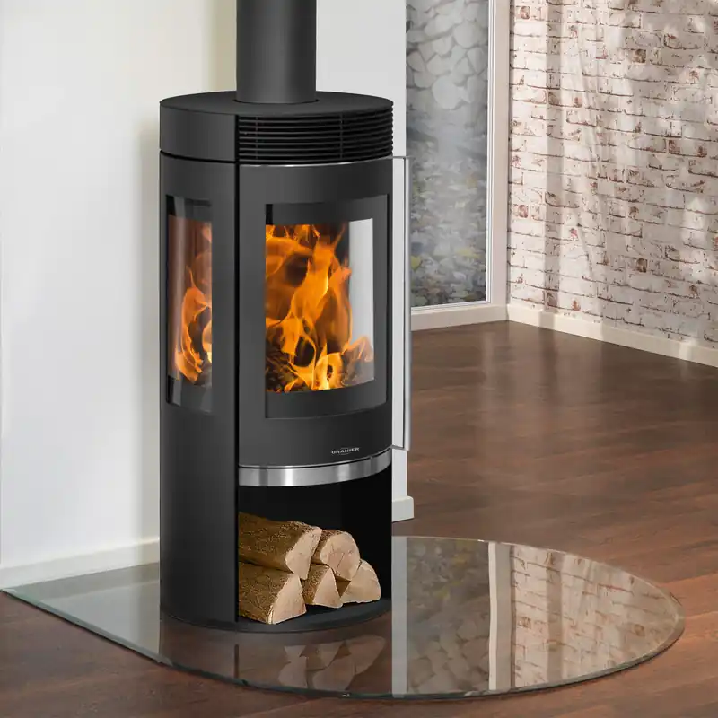 Super-Preis Oranier Rota TRE 2.0 Kaminofen Stahl Schwarz