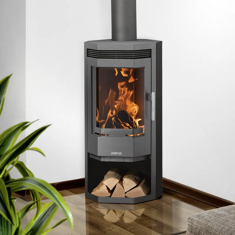 Bestseller Justus Usedom 5 Kaminofen Stahl Gussgrau