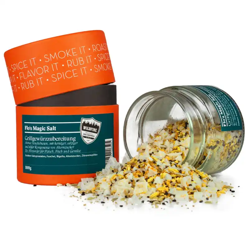 Letzte Chance Big Green Egg Flo‘s Magic Salt Grillgewürz 100 g