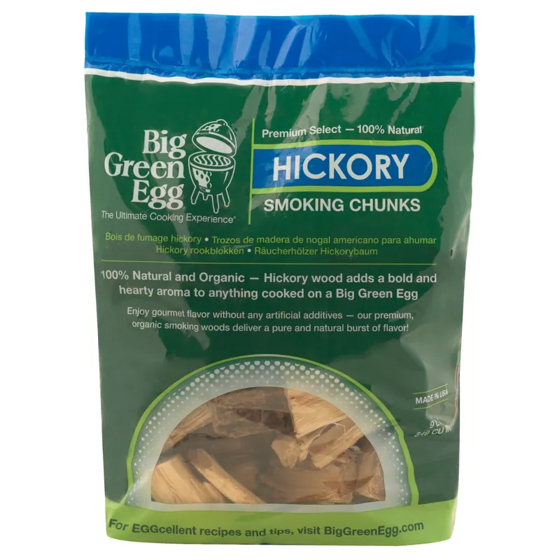 Big Green Egg Hickory Wood Chunks 9 Liter Bestpreis