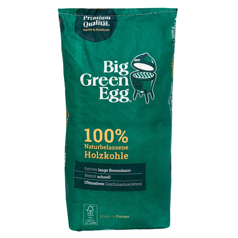 Letzte Chance Big Green Egg 100 % naturbelassene Holzkohle 4,5 kg