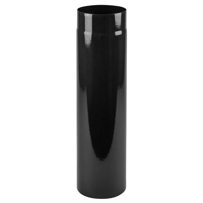 Raik Rauchrohr / Ofenrohr Emaille 120mm - 500mm Schwarz Schnäppchen