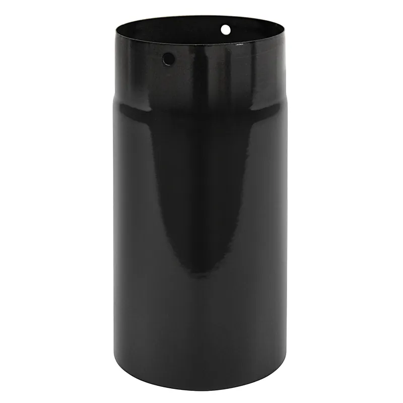 Raik Rauchrohr / Ofenrohr Emaille 130mm - 250mm Schwarz Markenprodukt