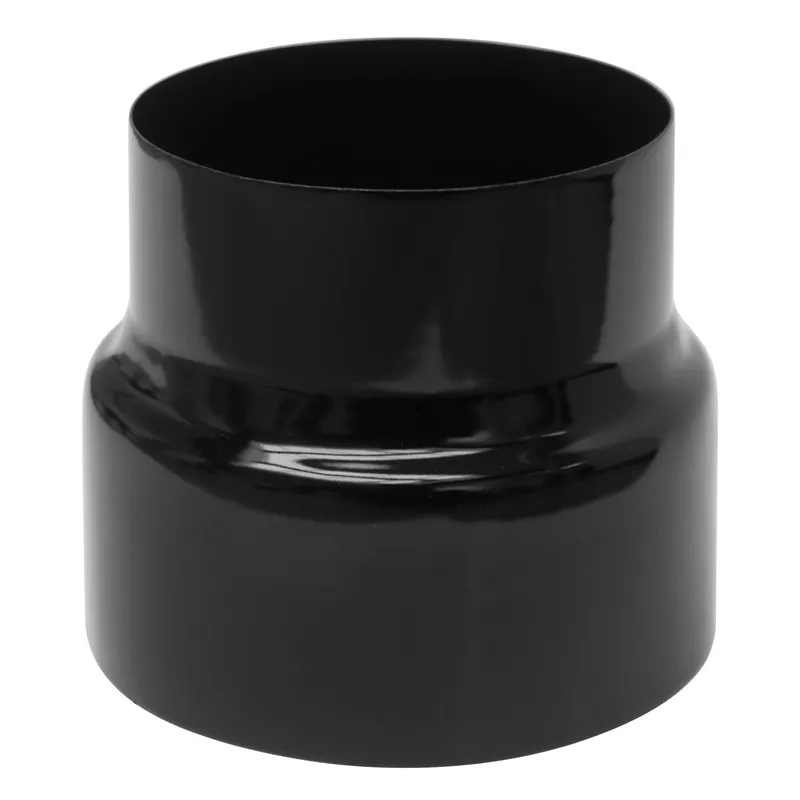 Jetzt Bestellen Raik Rauchrohr / Ofenrohr Emaille Reduzierung 150mm - 130mm Schwarz