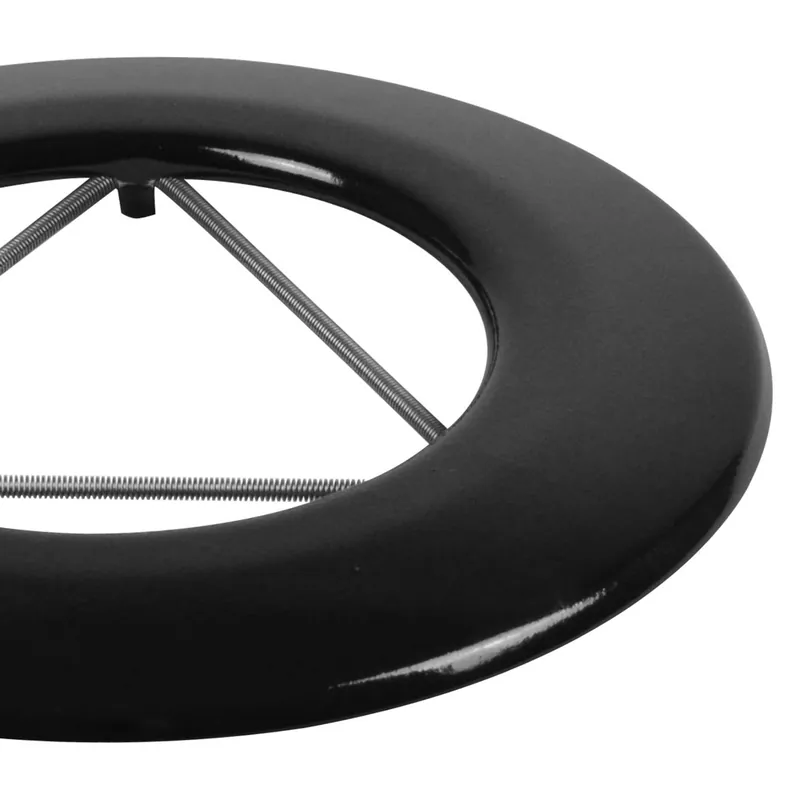 Raik Rauchrohr / Ofenrohr Emaille 130mm - Wandrosette mit Feder Schwarz Begrenztes Angebot