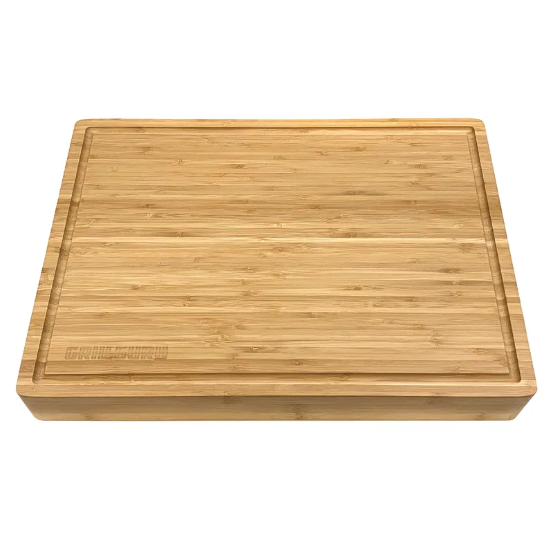 Garantierte Lieferung Grill Guru Schneidebrett aus Bambus, 43x33x5 cm