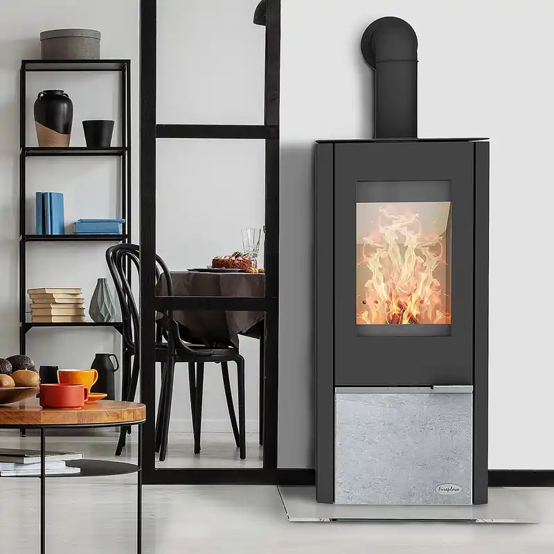Fireplace Kingstone Kaminofen Stahl mit Specksteineinsatz Ausverkauf