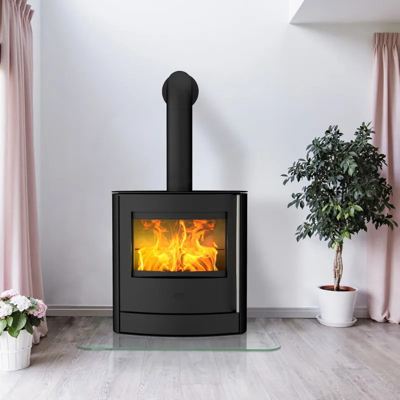 Fireplace Adamis Kaminofen Stahl Schwarz Meistverkauft