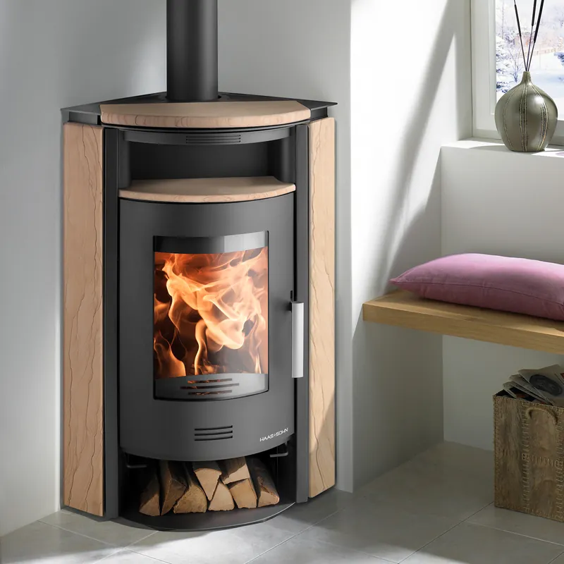 Haas+Sohn Kuopio II Kaminofen Perlanthrazit / Woodstone Knallerangebot