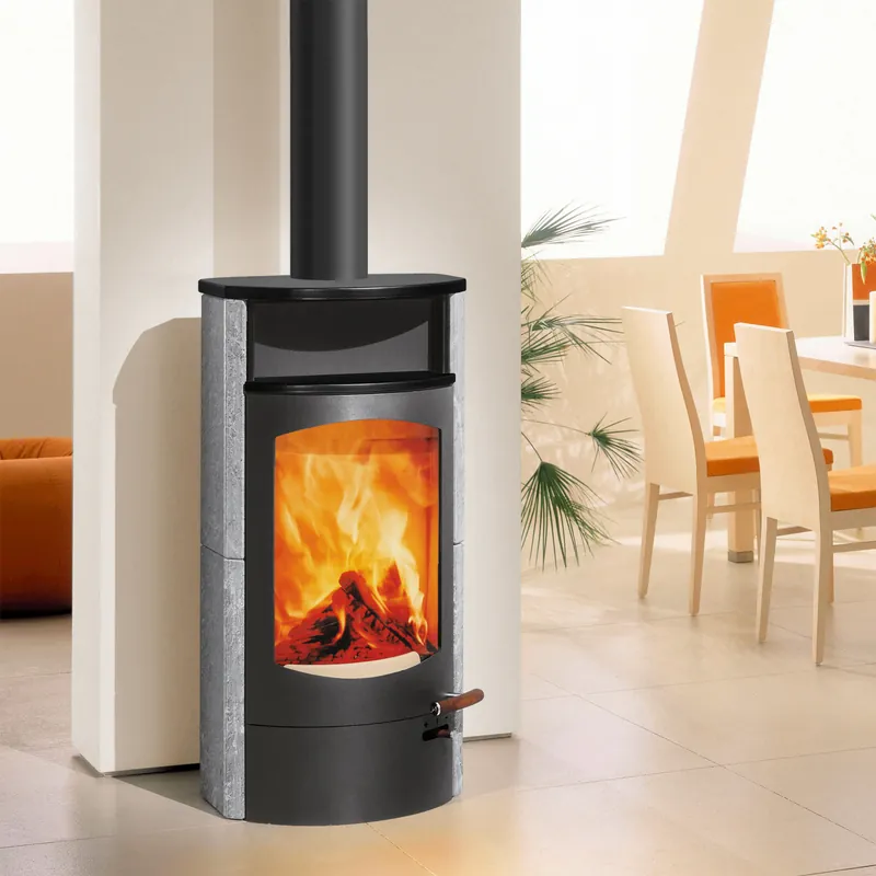 Austroflamm Koko 2.0 Kaminofen Speckstein, Warmhaltefach Keramik Schwarz matt, Topplatte Keramik Schwarz matt, RRA oben Knallerangebot