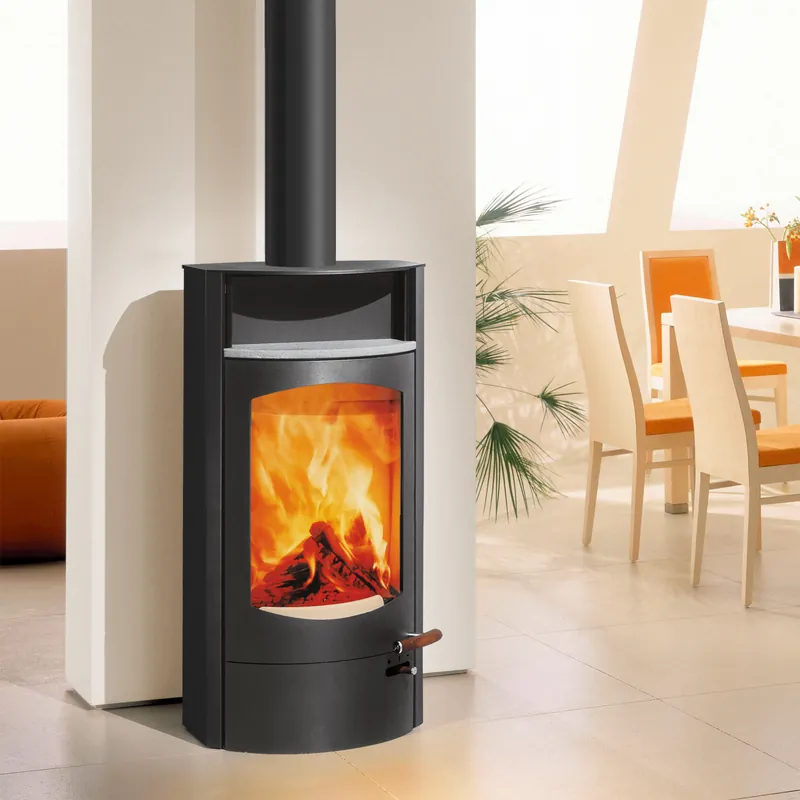 Austroflamm Koko 2.0 Kaminofen Stahl Gussgrau, Warmhaltefach Speckstein, Guss-Topplatte, RRA oben Wochenendangebot