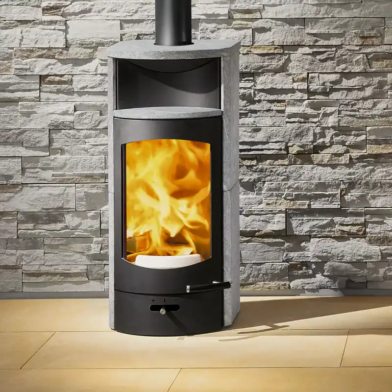 Austroflamm Flok 2.0 Kaminofen Speckstein, RR oben Schnäppchen