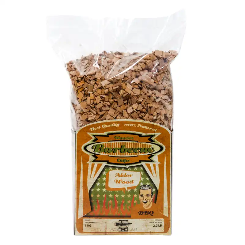 Top-Seller Axtschlag Wood Smoking Chips Erle 1 kg