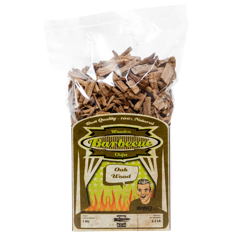 Axtschlag Wood Smoking Chips Eiche 1 kg Markenware