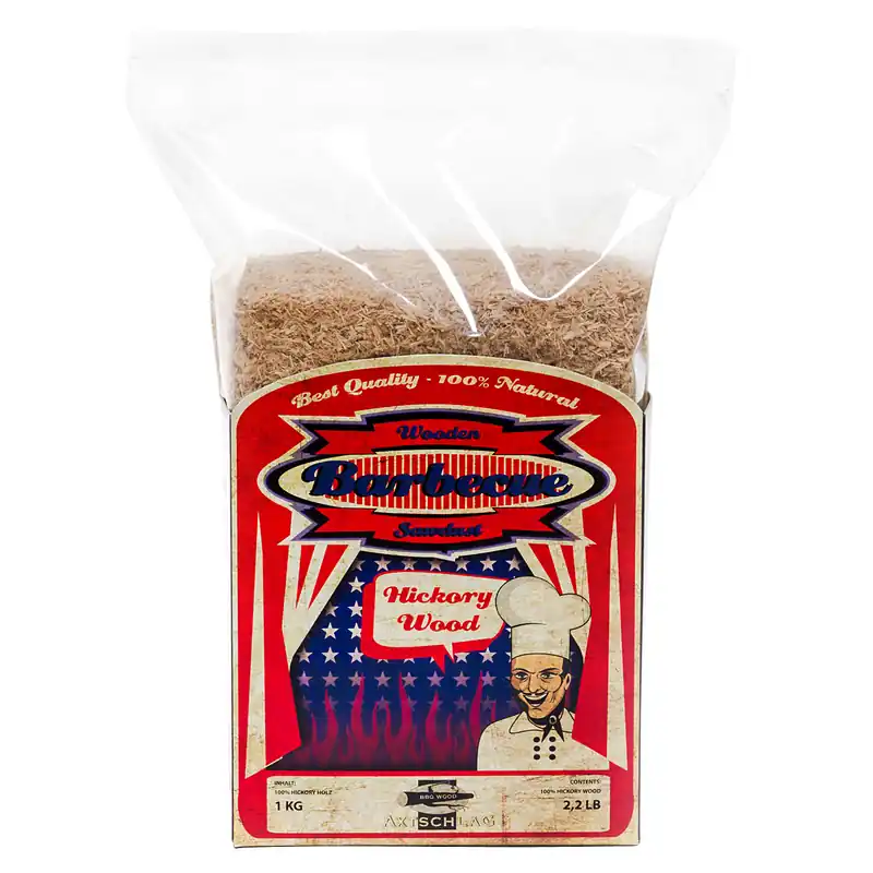 Axtschlag Sawdust Hickory 1 kg Billig