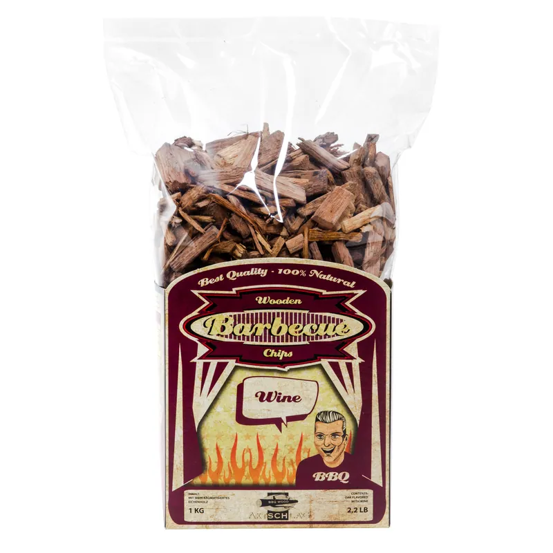 Begrenztes Angebot Axtschlag Wood Smoking Chips Wein-Eiche 1 kg