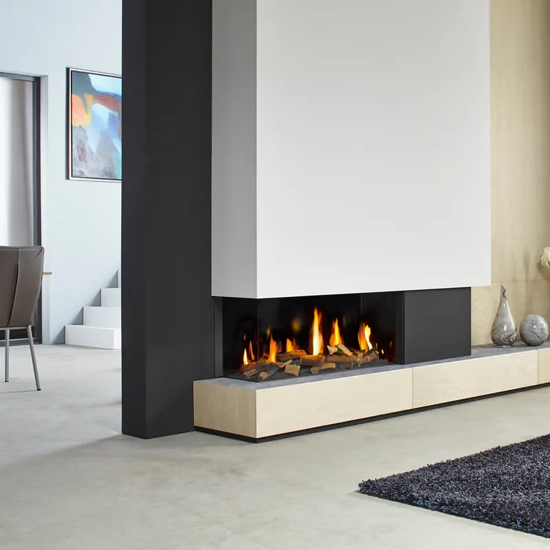 Spartherm DRU Metro 100XT/2-41 RCH Gas-Kamineinsatz G20 / Links / Ceraglas / Clear View Sichere Zahlung