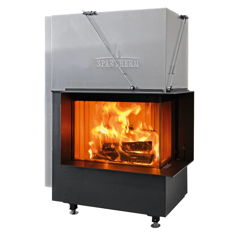 Neu Im Sortiment Spartherm Premium Varia-2R-80h Kamineinsatz Ecke RRA Ø 250 mm