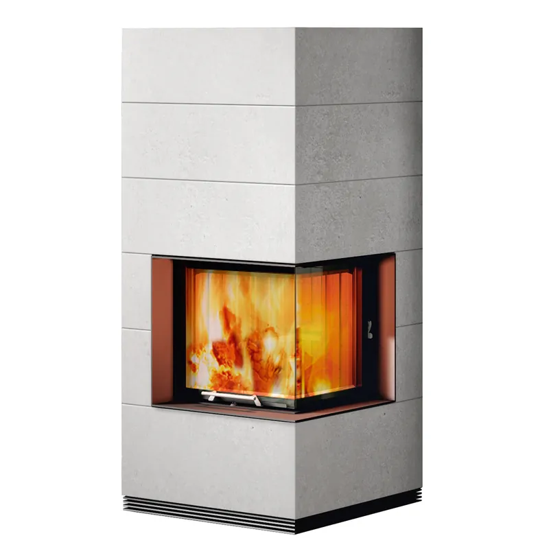 Spartherm wasserführender Kaminbausatz SIM 1/3 Varia 2R 55h-4S H2O Feinbeton Meistverkauft