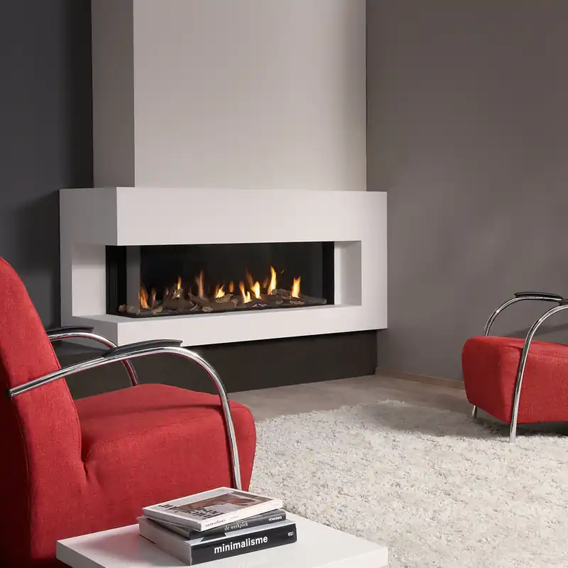 Meistverkauft Spartherm DRU Metro 130XT/2 RCH Gas-Kamineinsatz G31 / Links / Ceraglas / Clear View